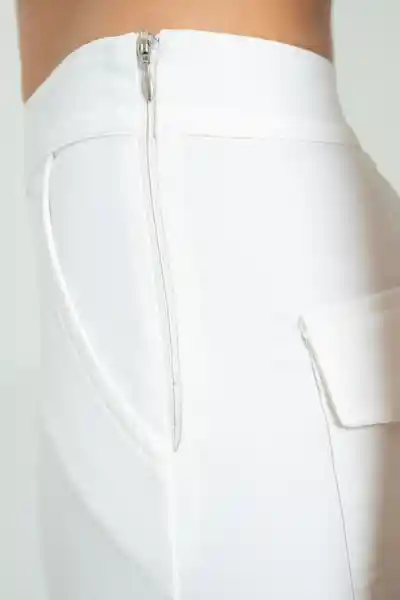 Pantalón Cargo Tech Color Blanco Crudo Talla 8 Ragged