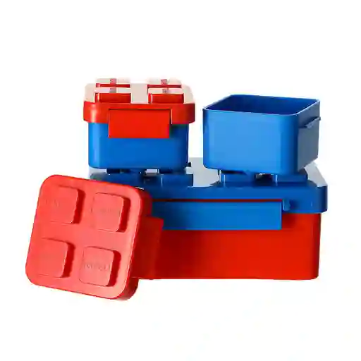 Miniso Contenedor Bento Building Blocks Series 3 Piezas