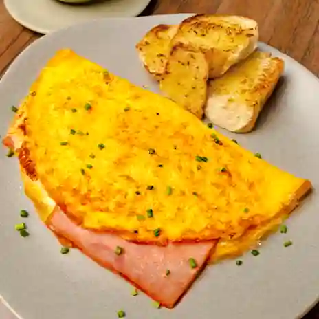 Omelette de Jamón y Queso