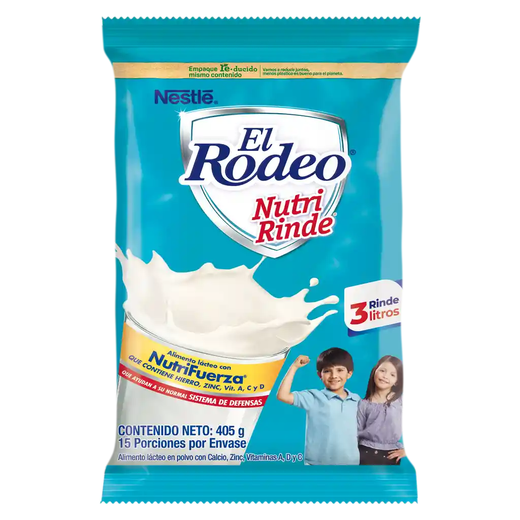 Alimento lácteo EL RODEO Nutri-Rinde x 405g