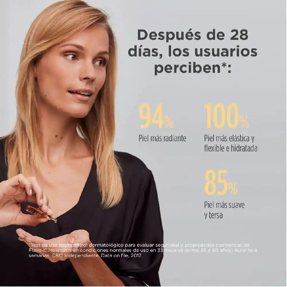 Isdin Sérum Facial Flavo C Reparador Noche en Ampollas