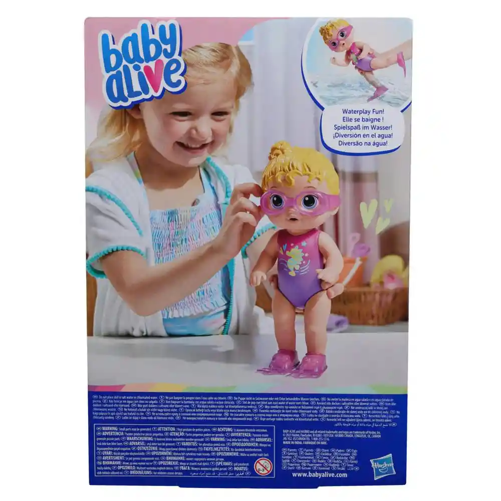 Baby Alive Muñeca Sunny la Nadadora