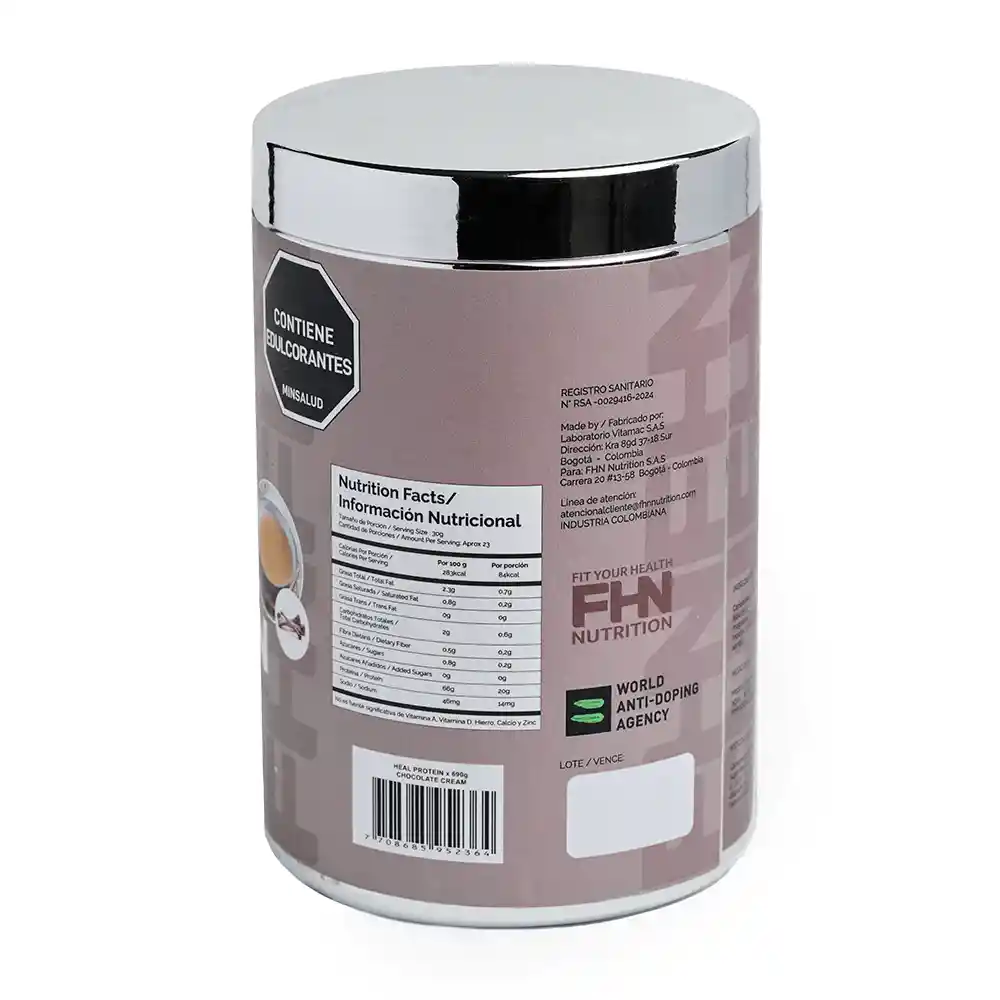 Proteína Fhn Nutrition Heal Chocolate