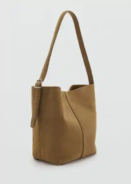 Bolso P Carnaby Tabaco Talla 99 Mujer Mango