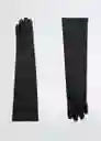 Guantes Gilda Negro Talla M Mujer Mango