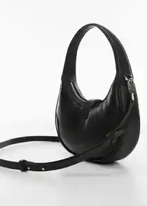 Bolso P Puffy Negro Mujer Mango