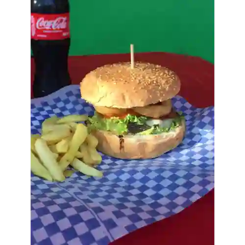 Hamburguesa Especial Aros de Cebolla