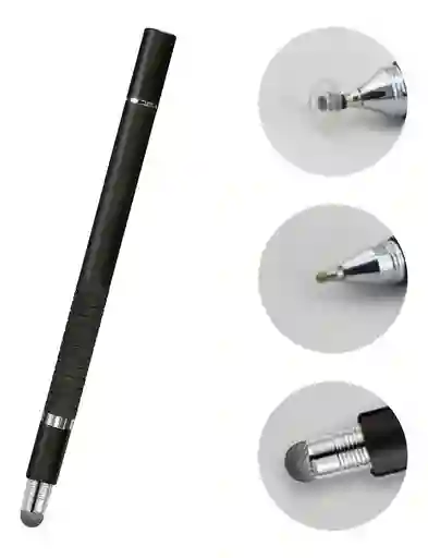 Lápiz Stylus Punta Fina Táctil y Bolígrafo 3en1 Ipad Tablet