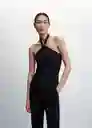 Top Cheryl Negro Talla S Mujer Mango