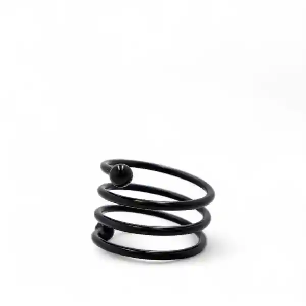 Servilletero Espiral Negro Ambiente Gourmet
