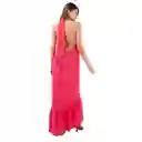 Vestido Largo Brett Fucsia Talla S