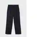 Pantalón Maca Negro Talla 46 Mujer Mango