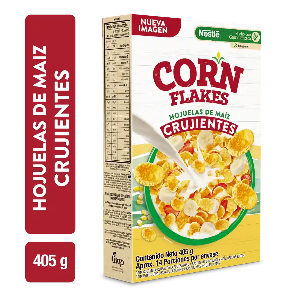 Cereal CORN FLAKES de NESTLÉ sin gluten x 405g