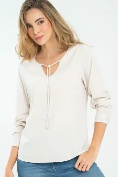 Blusa Arthemis Color Beige Claro Talla XL Ragged