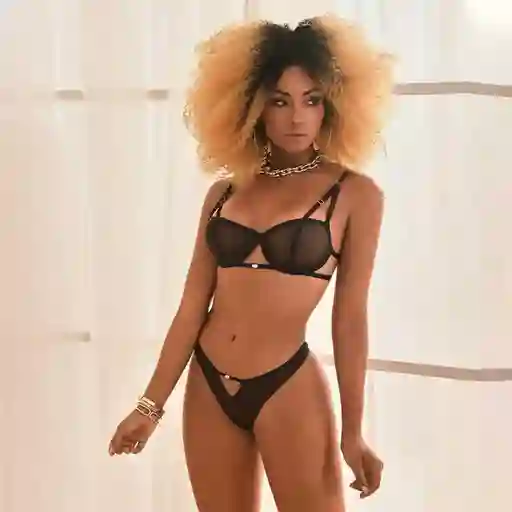 Lencería Vega Negro Cereza Lingerie