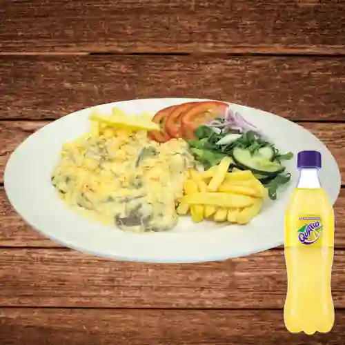 Combo Pollo con Champiñones + Quatro 400 ml