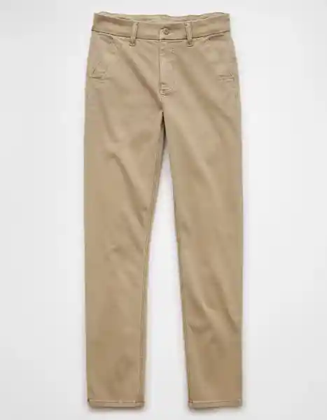 Pantalón Mujer Beige Talla: 8 REGULAR 5126212 American Eagle