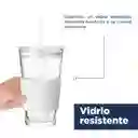 Vaso de Vidrio Con Popote y Protector de Silicona Blanco Miniso