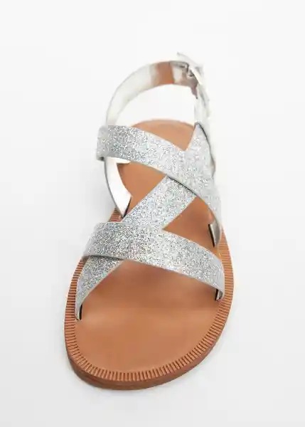 Sandalias Iris-A Niñas Plata Talla 33 Mango