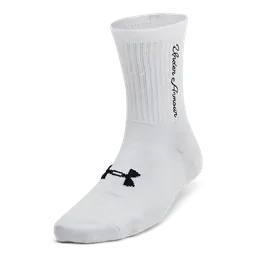 Under Armour Medias Essential Nv Mid Crew Mujer Blanco SM