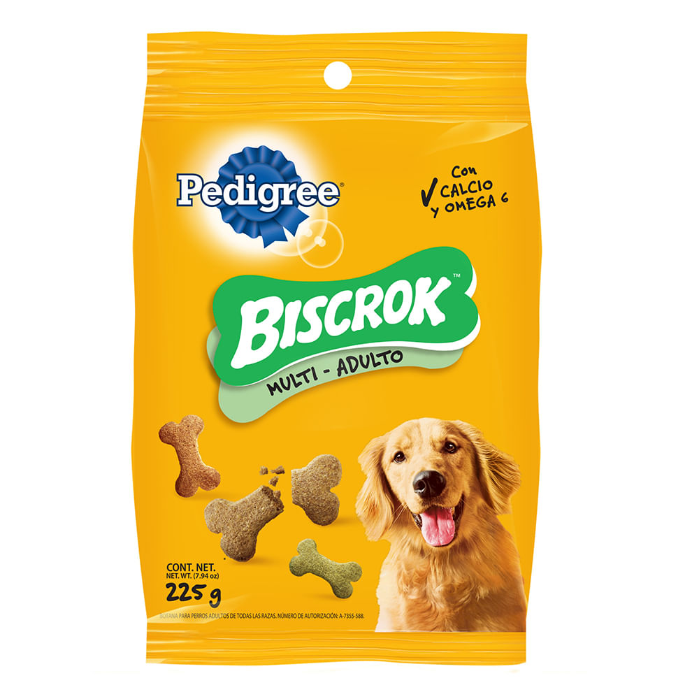 Pedigree Snack para Perro Adulto Biscrok Multi 225 g