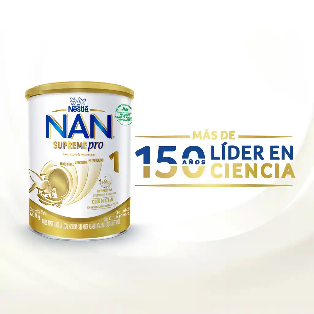 Fórmula infantil NAN SUPREMEPRO Etapa 1 x 400g