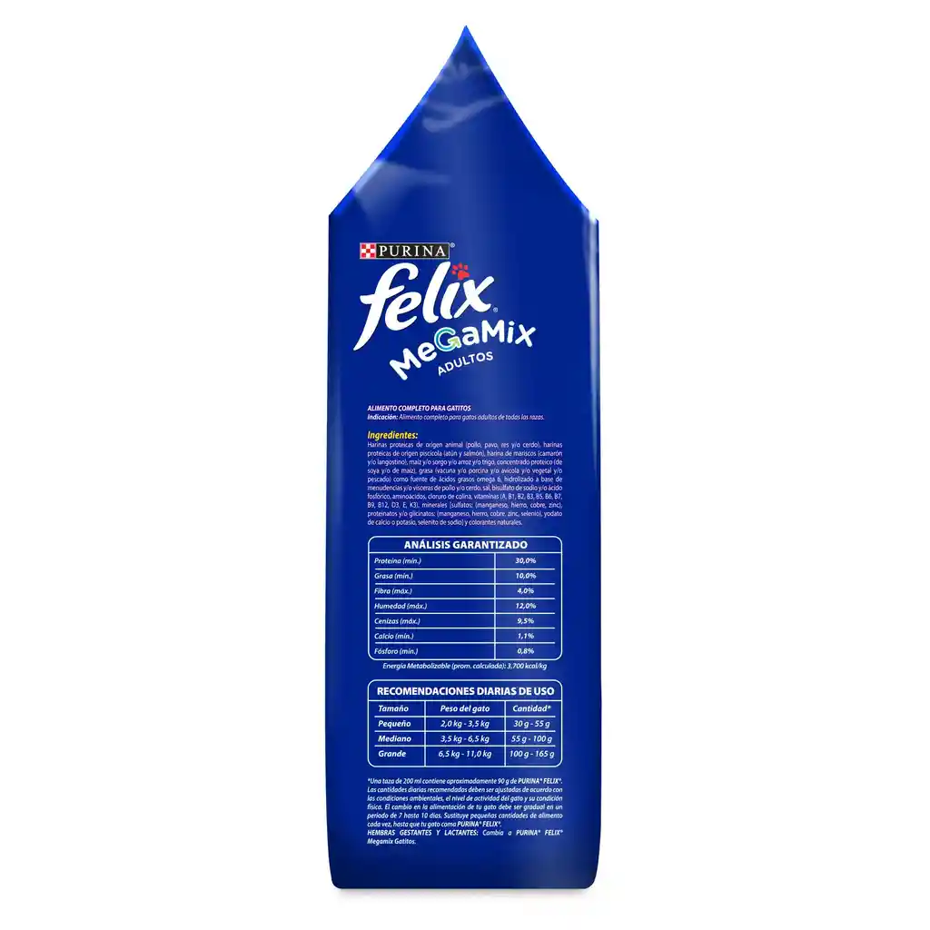 Comida para Gatos Purina Felix adulto Triple delicious mar x 1.5 kg