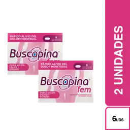 2 x Buscapina Fem Comprimidos Recubiertos
