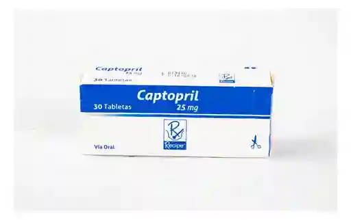 Captopril Tabletas 25 Mg