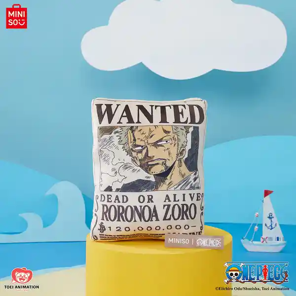 Almohada Zoro Serie One Piece Variado 16 in Miniso