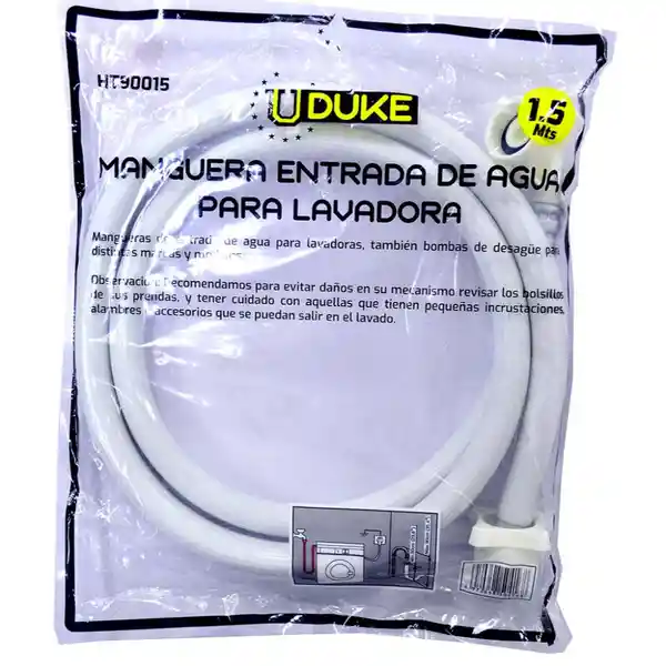 Uduke Manguera Para Lavadora Llenado de 1.5 m HT90015