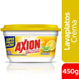 Lavaplatos en Crema Axion Lima Limón 450 g