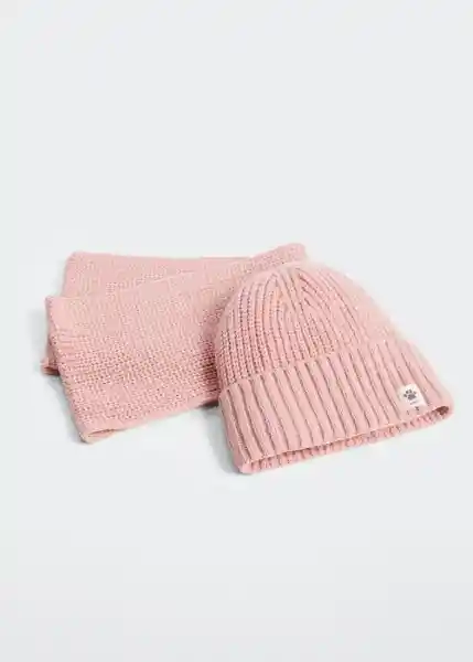 Gorro Victorih Rosa Pastel Talla 20 Teen Niñas Mango