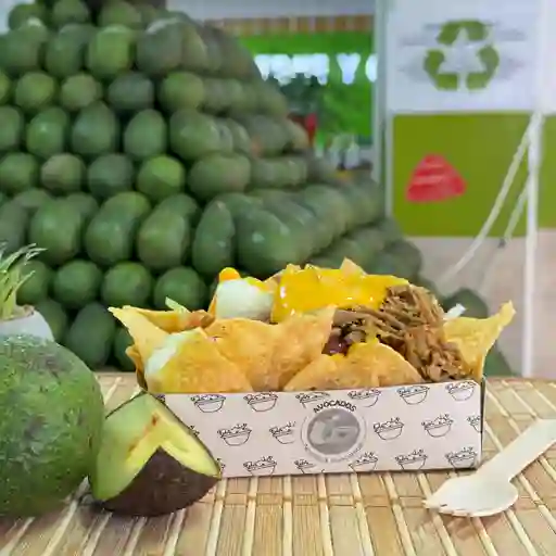 Nachos con Guacamole 24 Onz