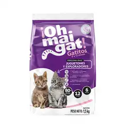 Ohmaigat Alimento para Gatitos Juguetones 1,5kg