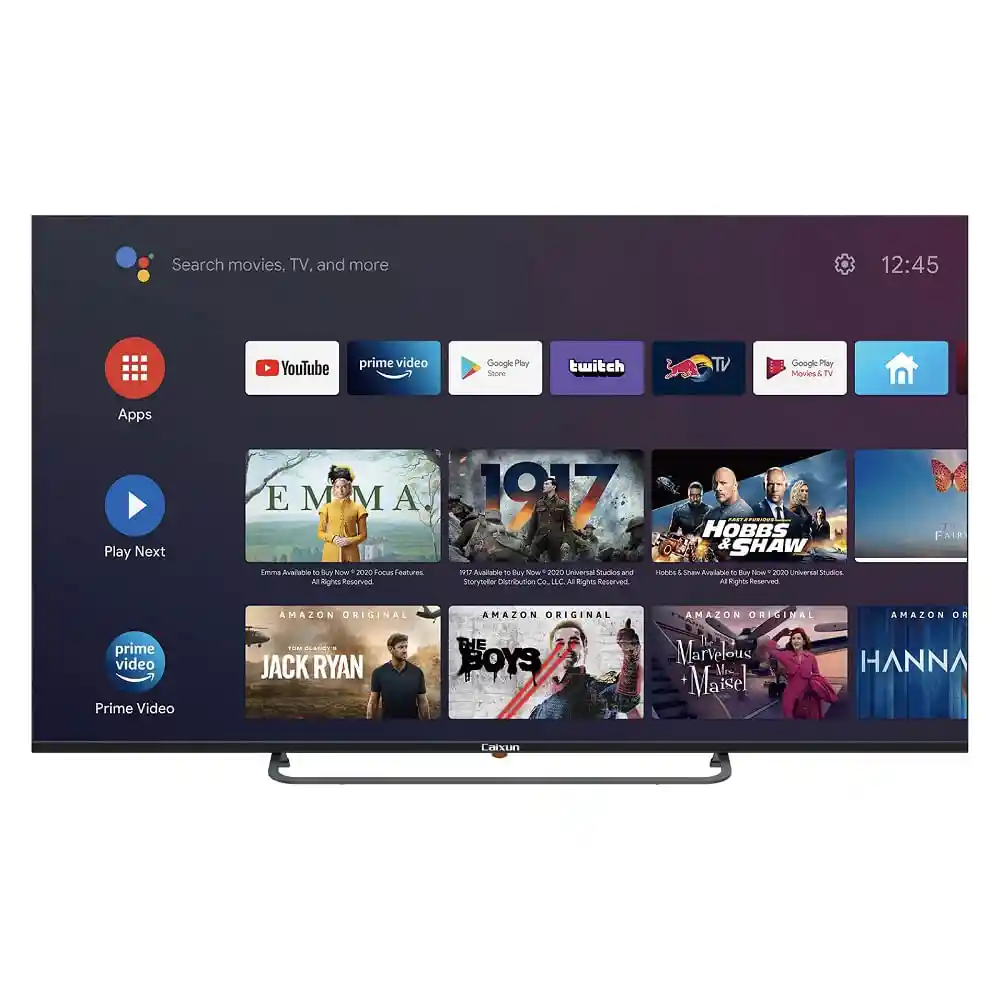 Televisor Caixun 65 Pulgadas Qled Uhd Smart Tv Android C65v3qa