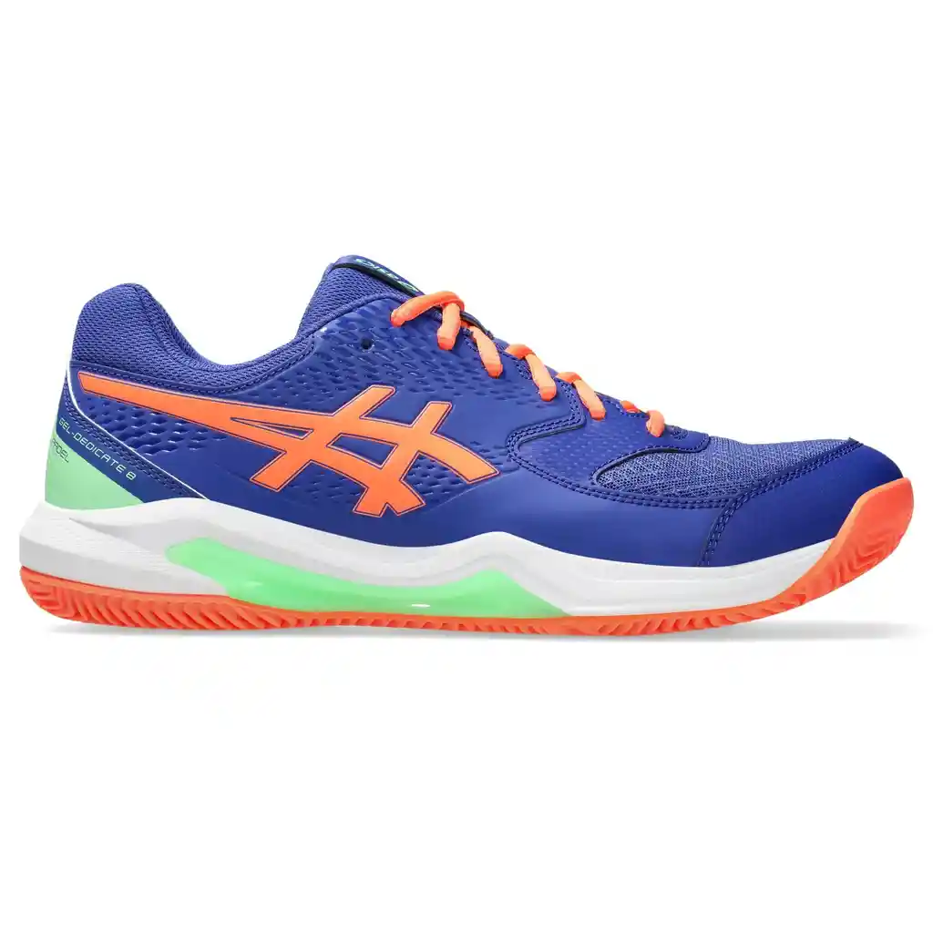 Tenis de Pádel Para Hombre Asics Gel Dedicate 8 - Azul/naranja