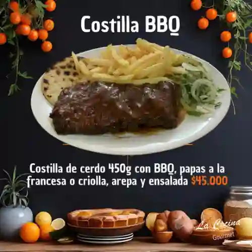 Costillas en Bbq