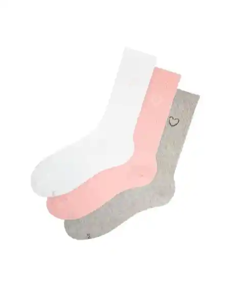 Medias Deportivas Largo Tradicional Femenino Conan X 3 Galax Talla 9-11