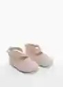 Zapatos Claudia Rosa Pastel Talla 17 Niños Mango