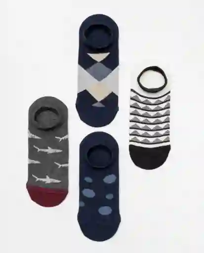 Pack Medias Invisible L. Talla 10-12 Sur999998 Chevignon