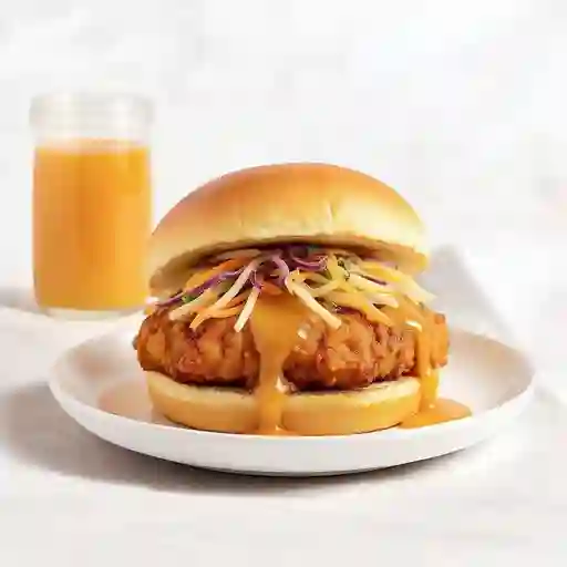 Thai Honey Fried Chicken Sandwich