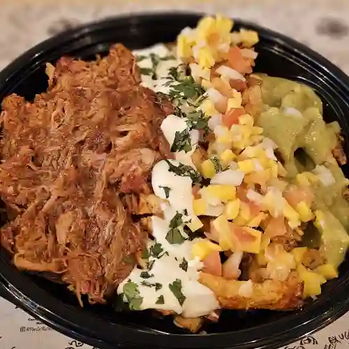 Papas con Pulled Pork