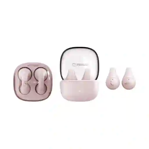 Audífonos Tws Pea Series Clip On Mod H99 Rosa Miniso