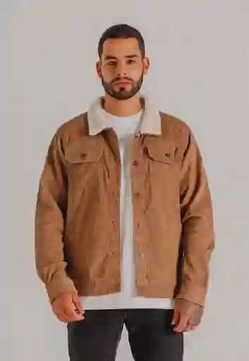 Chaqueta Corduroy Para L-caqui