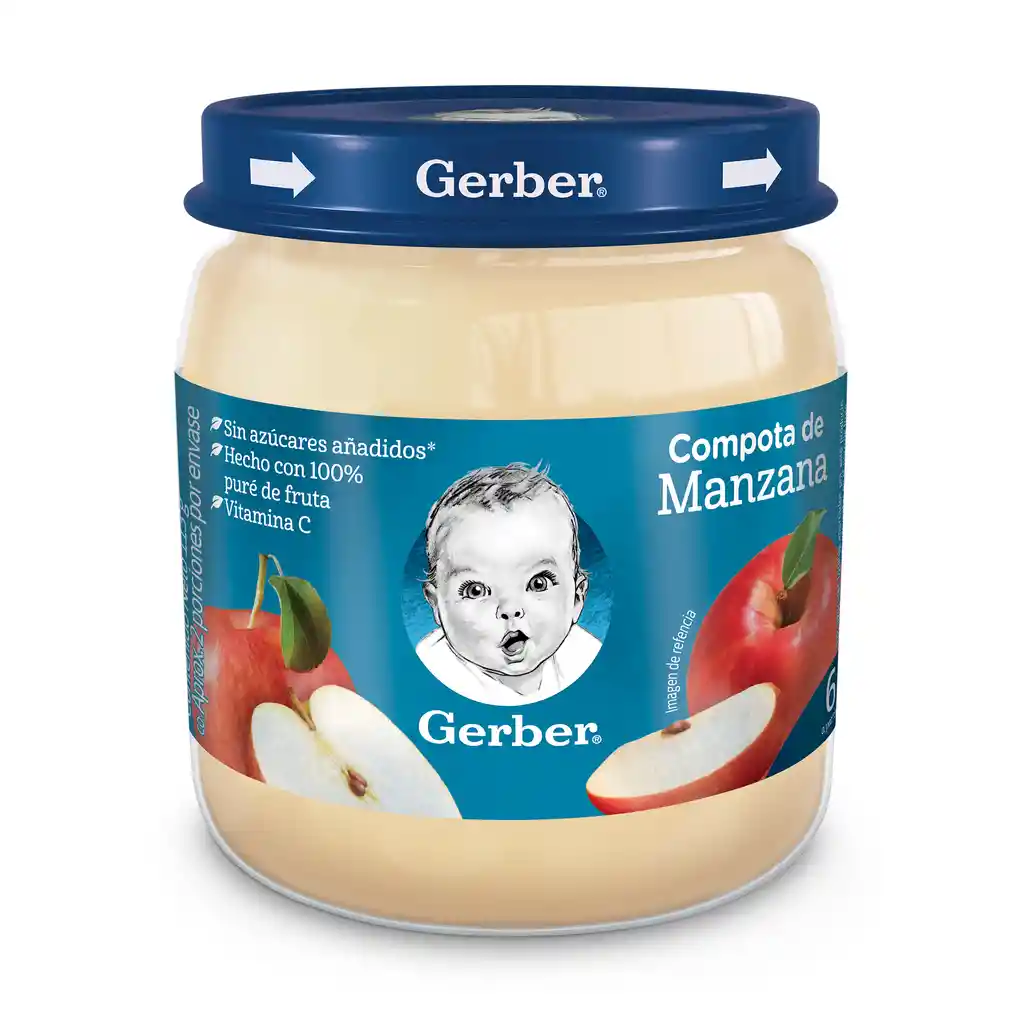 Compota GERBER de manzana x 113g