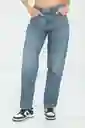 Jean Mom Lauren Color Azul Claro Talla 6 Ragged