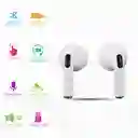 Audífonos Inalámbricos Half-In-Ear Blanco Mod Eb028 Miniso