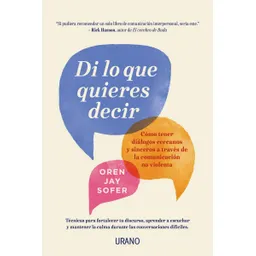 Di lo Que Quieres Decir - Oren Jay Sofer