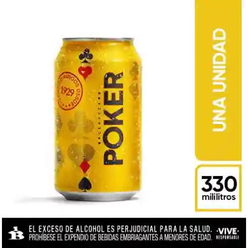 Cerveza Poker en Lata